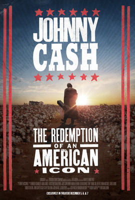 “Johnny Cash: The Redemption of an American Icon” 
film art created by Statement Advertising x Hatch Show Print (PRNewsfoto/Fathom Events)