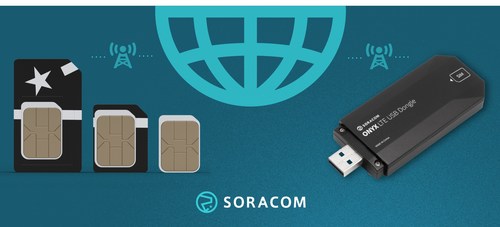 Digi-Key now offers Soracom SIM cards, USB dongles and cloud integration and protocol conversion services.