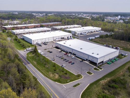 Aerial photo of the Crescent Business Center in Ashland, VA