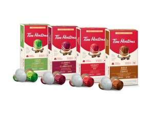 Tim Hortons® Espresso Capsules, compatible with Nespresso® Original Line Coffee Machines, available soon at grocery stores and participating Tims restaurants