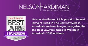 Nelson Hardiman Recognized by U.S. News &amp; World Report's "2023 Best Lawyers in America" for Health Care Law and Healthcare Litigation "Lawyer of the Year" Recognition