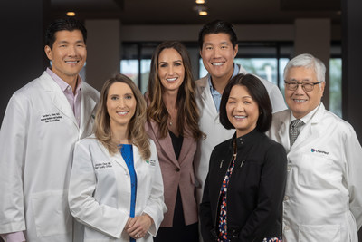 Chen family, right to left, James Chen, M.D., Ph.D., ChenMed Founder; Mary Chen, ChenMed Chief Market Development Officer; Christopher Chen, M.D., ChenMed CEO; Stephanie Chen, J.D., ChenMed Chief Legal and Culture Officer; Jessica Chen, M.D., ChenMed Chief Clinical Officer; and Gordon Chen, M.D., ChenMed Chief Medical Officer