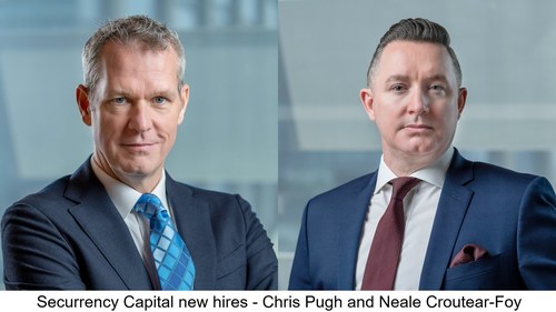 Securrency Capital new hires - Chris Pugh and Neale Croutear-Foy (PRNewsfoto/Securrency Capital)