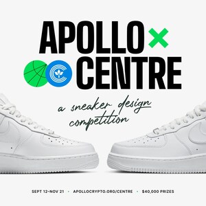 Athletic Retailer, Centre, Launches Sneaker Design Contest in Collaboration with Apollo Crypto to Find and Fund Budding Artists