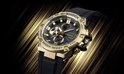 The latest G-STEEL exudes extravagance with a brushed IP bezel and dial treatments