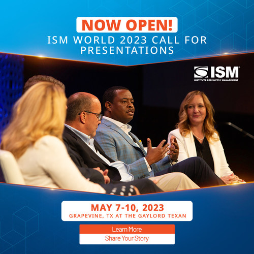 ISM World 2023 Call-For-Presentations is Open for Submissions