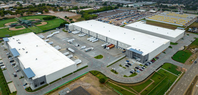Aerial view of Omni Logistics' new, three-building campus in Dallas (Credit: Omni Logistics)