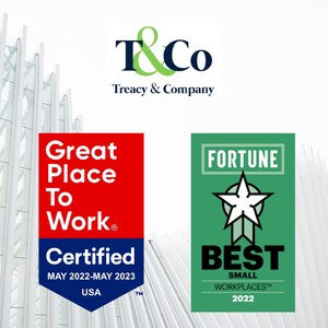 Treacy &amp; Company Named a Top Fortune 2022 Best Small Workplaces™