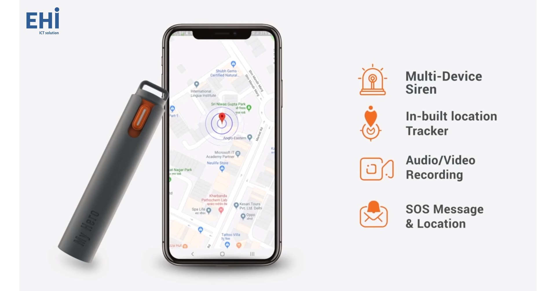 EHI #39 s new version of #39 MY HERO #39 a self defense smart device is on the way