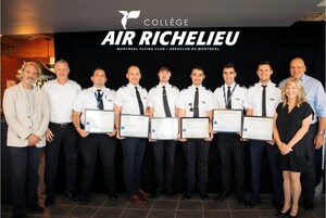 Collège Air Richelieu : Une première cohorte de diplômés du programme collégial Techniques de pilotage d'aéronefs dans un collège privé