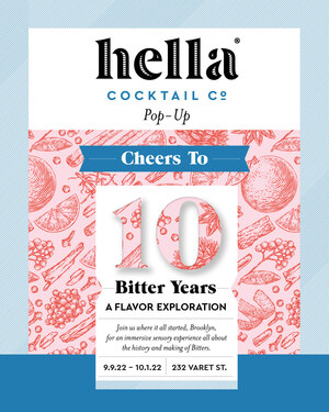 Hella Cocktail Co. Celebrates 10 Years of Flavor &amp; Choice with Interactive Pop-Up