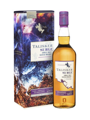 Talisker Single Malt Scotch Whisky announces the release of a new travel retail exclusive, Talisker Surge (PRNewsfoto/Diageo)