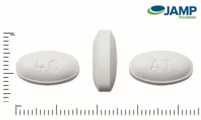 Jamp-Atorvastatin Calcium 40 mg tablets (CNW Group/Health Canada)