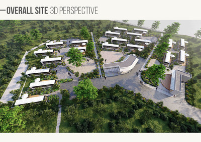 Artist impression of The Bus Resort