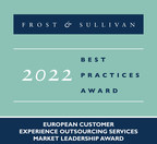由Frost &苏利文在欧洲客户体验外包服务行业的市场领导地位