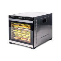 KITIDEA Food Dehydrator, 9 Stainless Steel Trays Brazil