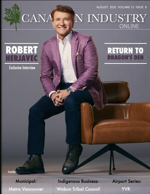 Sara Kopamees interviews Robert Herjavec for Canadian Industry magazine