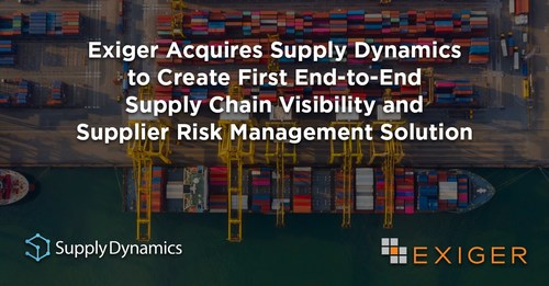 Combined solution integrates supply chain risk event monitoring and automated due diligence with advanced item-level visibility and multi-tier supply chain mapping to reduce cost, mitigate risk, and enhance compliance for sourcing, acquisition, and procurement professionals across public and private sectors