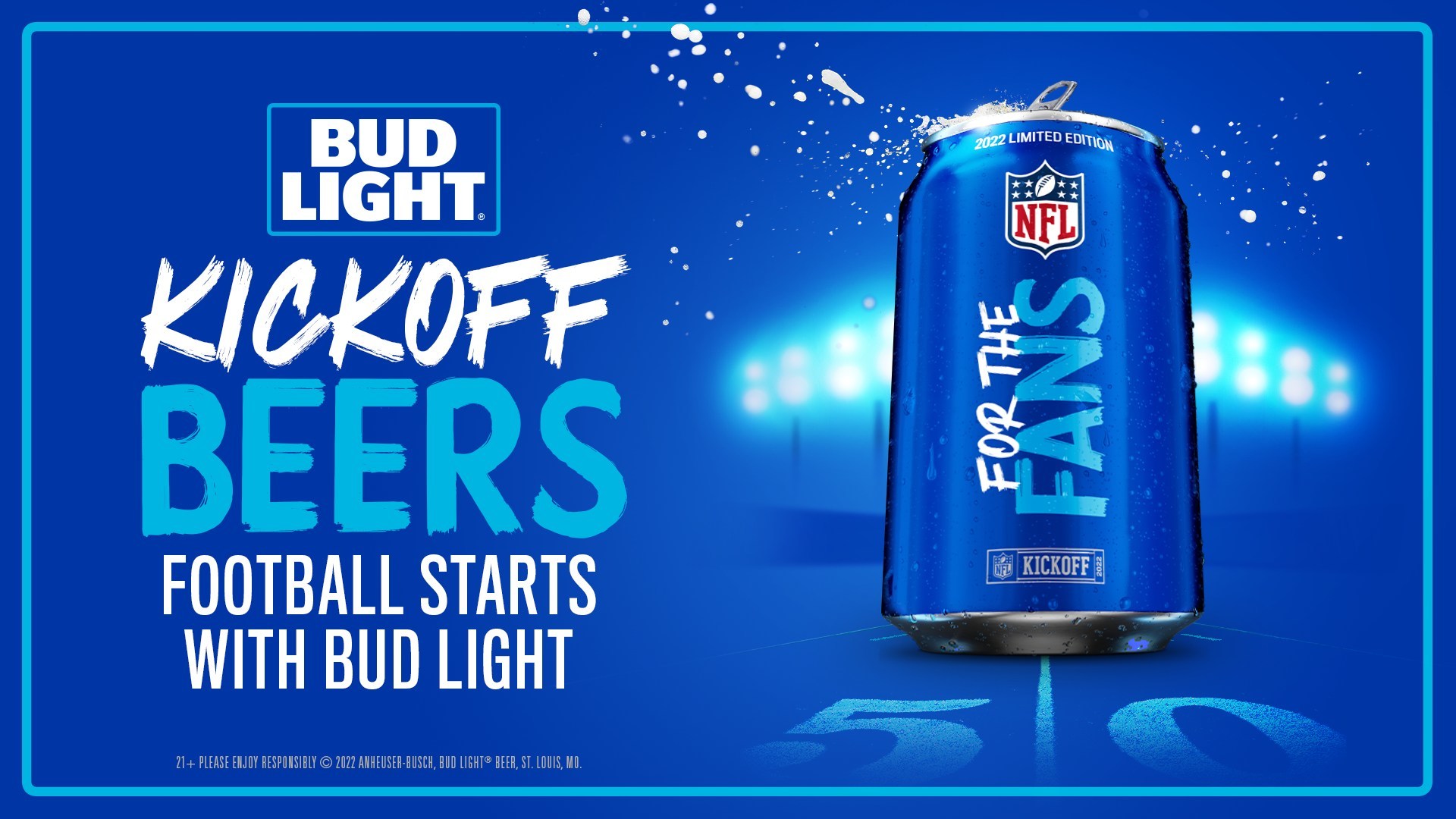 Bud Light Celebrates Fan's First Beer For NFL Kickoff Win Big Sports