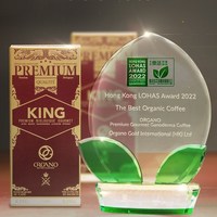 The King of Coffee brand by ORGANO has been named 'Best Organic Coffee' this 2022 by the LOHAS Association for its innovative coffee with Ganoderma mushroom.