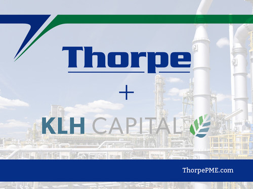 Thorpe Specialty Services Finalizes Recapitalization with KLH Capital