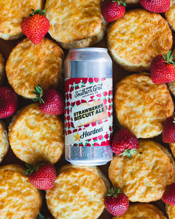 Hardee's Partners with Southern Grist Brewing To Create Strawberry