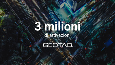 3 milioni di attivazioni (CNW Group/Geotab Inc.)