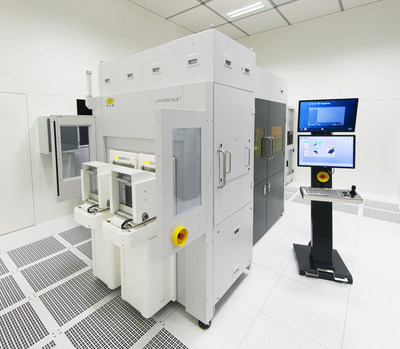 The LITHOSCALE® maskless exposure lithography system from EV Group is one of several tools providing revolutionary process solutions to the Chip-let System Package Alliance (Hi-CHIP) led by ITRI. Source: EV Group.