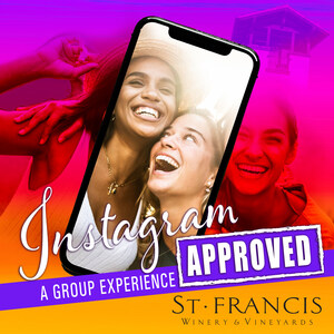 ST. FRANCIS WINERY &amp; VINEYARDS MAKES IT EASY TO "DO IT FOR THE 'GRAM" WITH NEW INSTAGRAM APPROVED PACKAGE