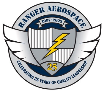 RANGER AEROSPACE, founded in 1997, celebrates its 25th anniversary 2022. Press Release on Sept. 1, 2022.