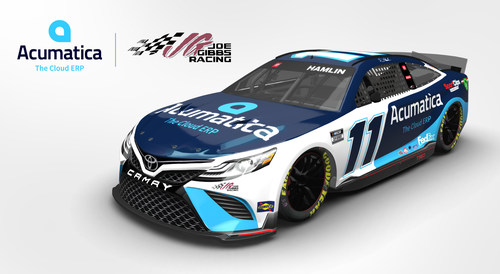 Joe Gibbs Racing's (JGR) No. 11 Toyota Camry TRD piloted by Denny Hamlin. (Photo: Acumatica)