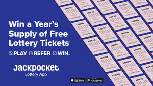 Jackpocket Offers A Year's Supply of Free Lottery Tickets* in New Sweepstakes