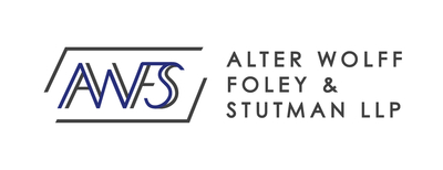 Alter Wolff Foley & Stutman LLP is a New York-based family and matrimonial law firm that brings over 150 years of combined experience, representing notable celebrity clients, high-profile business owners, high-net-worth individuals, professionals, and their spouses. AWFS seamlessly addresses complex legal and financial issues including divorce, custody, child and spousal support, valuation and division of assets, pre-nuptial and post-nuptial agreements, mediation, and surrogacy. www.awfs.nyc (PRNewsfoto/Alter, Wolff & Foley LLP)