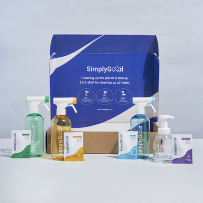 SimplyGood Complete Home Cleaning Kit for a cleaner home and a cleaner planet.