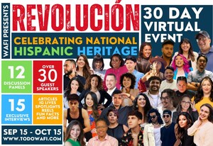Wafi Media and Celzo Kick Off Hispanic Heritage Month With Revolución, A 30-Day Virtual Event
