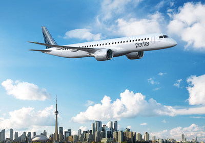Porter Airlines confirms that installation of the E195-E2 flight simulator by FlightSafety International at its Toronto site has been completed. (CNW Group/Porter Airlines)