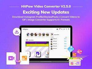 HitPaw Video Converter V2.5.0 Unveils Advanced Converting, Downloading, and Editing Features