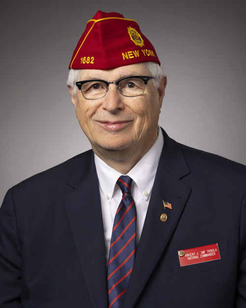 2022-23 National Commander Vincent "James" Troiola official portrait