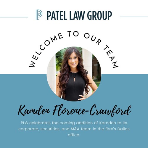 PLG welcomes new additions to corporate and securities practice groups (Photo: Patel Law Group, PLLC)