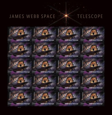 James Webb Space Telescope Forever Stamp ? Pane of 20
