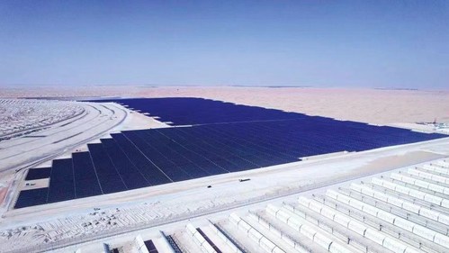 Fase 5 do Parque Solar Mohammed bin Rashid Al Maktoum (PRNewsfoto/Shanghai Electric)