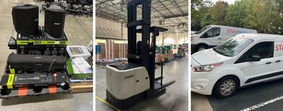 Other auction inventory includes pallet racking, a vehicle fleet, carts, metro racks and packaging equipment and workstations. Bidders will also find an array of totes, task chairs, lockers, breakroom equipment, stackable chairs and hand trucks.
