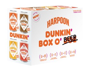 A Big Box O' Beer: Harpoon Brewery and Dunkin'® Return for a Fifth Season, Introducing Three New Flavors