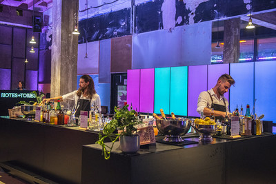 LG's innovative and new refrigerator is organized in collaboration with NTS Radio, with live DJs, crafted sounds and colorful cocktails 