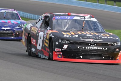 Josh Berry's No. 8 Chevrolet featuring special colors and ATD's Summer for Heroes logo.