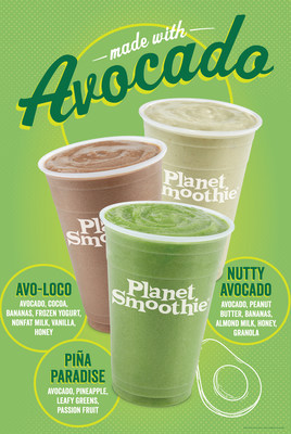 Planet Smoothie Introduces Three New Smoothies Made with Avocado