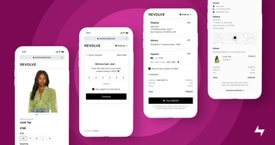 REVOLVE will be one of the first retailers to use Checkout Links to enable a branded, one-click checkout, see now, buy now experience.