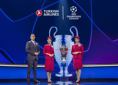 A Turkish Airlines é a patrocinadora oficial da UEFA Champions League.