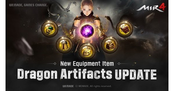 Actualizaciones de Wemade Dragon Artifact para MIR4