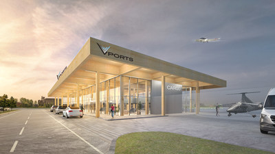 VPorts, a Quebec-based world leader in the design, construction and operation of Advanced Air Mobility (AAM) infrastructure, will create Quebec’s first regional electric AAM vertiport network. By 2030, the network will extend to all major Quebec regions. (CNW Group/VPorts)